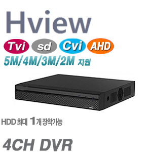 [대기업 이상의 최고화질 Hview 4CH 5M/4M/3M/2M DVR] HV-Q04LITE-EDN [TVI AHD CVI] [원모델명: DH-XVR1B04H ] [다후아OEM][다화OEM]